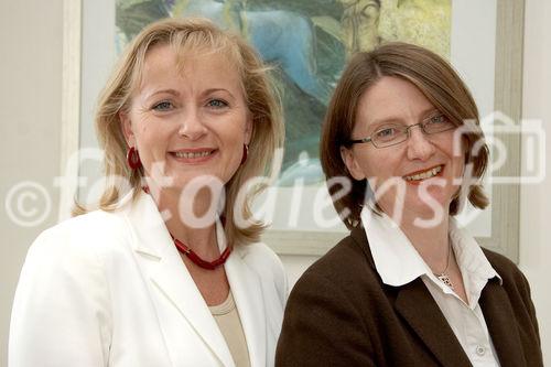 (C) fotodienst/Anna Rauchenberger - Wien 18.09.2006 - FOTO v.l.: Manuela Vollmann (Geschäftsführerin abz.austria) und Helene Schrolmberger (Geschäftsführerin abz.austria).