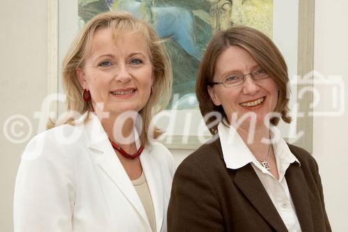 (C) fotodienst/Anna Rauchenberger - Wien 18.09.2006 - FOTO v.l.: Manuela Vollmann (Geschäftsführerin abz.austria) und Helene Schrolmberger (Geschäftsführerin abz.austria).