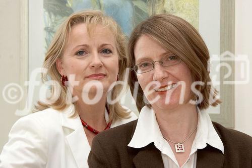 (C) fotodienst/Anna Rauchenberger - Wien 18.09.2006 - FOTO v.l.: Manuela Vollmann (Geschäftsführerin abz.austria) und Helene Schrolmberger (Geschäftsführerin abz.austria).