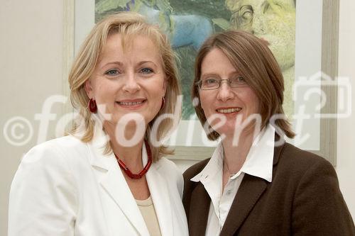 (C) fotodienst/Anna Rauchenberger - Wien 18.09.2006 - FOTO v.l.: Manuela Vollmann (Geschäftsführerin abz.austria) und Helene Schrolmberger (Geschäftsführerin abz.austria).