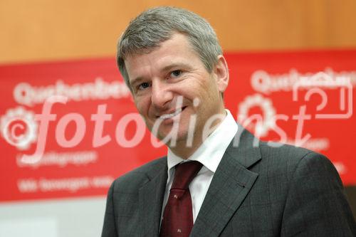 (c) Fotodienst / Daniel K. Gebhart - Quehenberger Logistik AG & Co KG: Jahres Pressekonferenz - Foto: Klaus Hrazdira (Vorstandsvorsitzender)