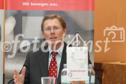 (c) Fotodienst / Daniel K. Gebhart - Quehenberger Logistik AG & Co KG: Jahres Pressekonferenz - Foto: Hermann Kï¿½ltringer (Stellvertretender Vorstand)