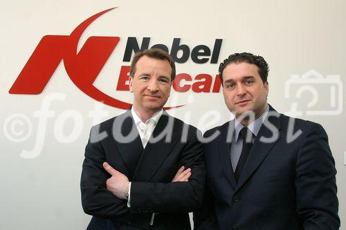 (C) fotodienst/Anna Rauchenberger - Wien 27.03.2006 - FOTO: Daniel J. Novacek (Geschäftsführer Nobel Biocare Österreich) und Michael A. Dörle (Activity & Key Account Manager Austria, Nobel Biocare).