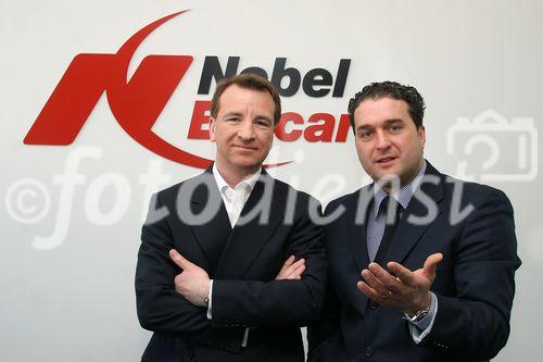 (C) fotodienst/Anna Rauchenberger - Wien 27.03.2006 - FOTO: Daniel J. Novacek (Geschäftsführer Nobel Biocare Österreich) und Michael A. Dörle (Activity & Key Account Manager Austria, Nobel Biocare).