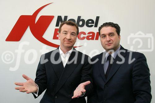 (C) fotodienst/Anna Rauchenberger - Wien 27.03.2006 - FOTO: Daniel J. Novacek (Geschäftsführer Nobel Biocare Österreich) und Michael A. Dörle (Activity & Key Account Manager Austria, Nobel Biocare).