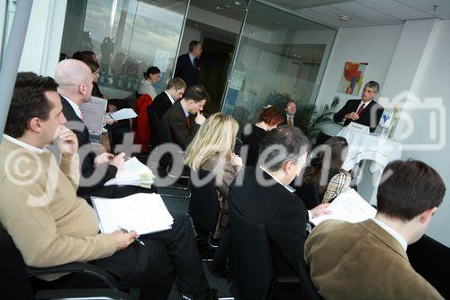 Volksbank International AG - Pressekonferenz, Foto: Vorstandsvorsitzender Dr. Friedhelm Boschert