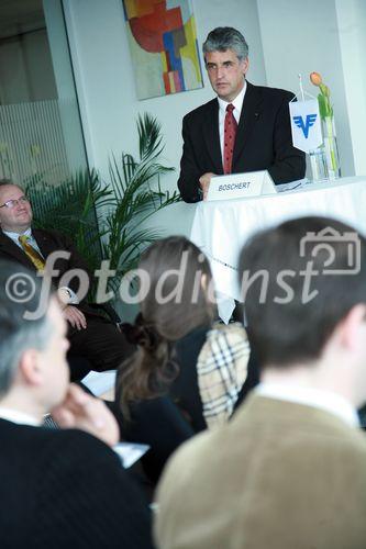 Volksbank International AG - Pressekonferenz, Foto: Vorstandsvorsitzender Dr. Friedhelm Boschert