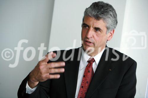 Volksbank International AG - Pressekonferenz, Foto: Vorstandsvorsitzender Dr. Friedhelm Boschert