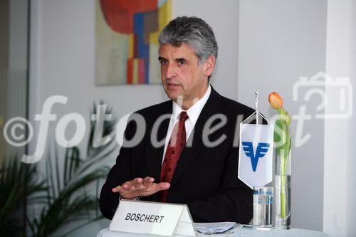 Volksbank International AG - Pressekonferenz, Foto: Vorstandsvorsitzender Dr. Friedhelm Boschert