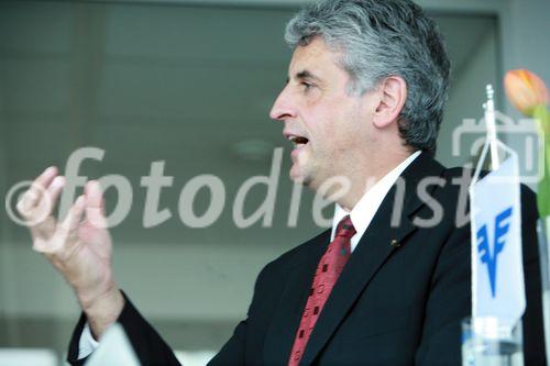 Volksbank International AG - Pressekonferenz, Foto: Vorstandsvorsitzender Dr. Friedhelm Boschert