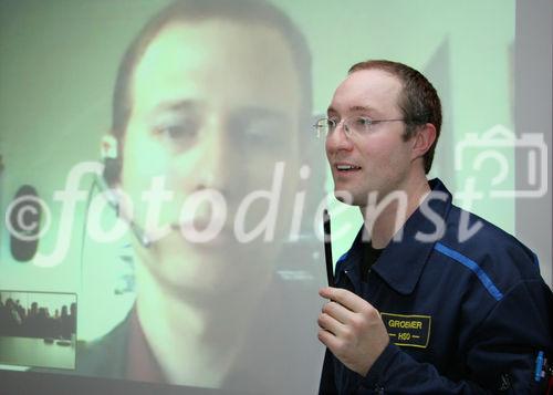 (C) Anna Rauchenberger - Wien 05.06.2007 - Expedition Mars - Raumfahrt in die Zukunft. FOTO: Mag. Gernot E. Grömer (Österreichisches Weltraum Forum). Liveschaltung zu Florian Selch (NASA Ames Research Center)