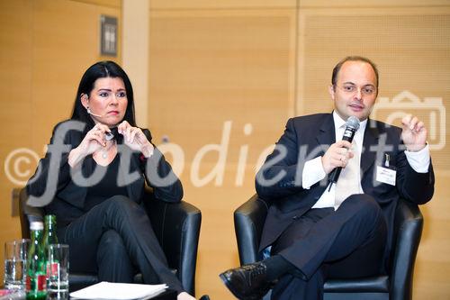 (c) fotodienst / Johannes Brunnbauer | Controlling Lounge / Get Together beim 31. Österreichischen Controllertag im Kongresszentrum; v.l.n.r.: Dr. Rita Niedermayr, Dr. Werner Lanthaler