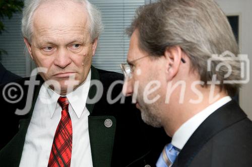 BM Johannes Hahn im Gespräch