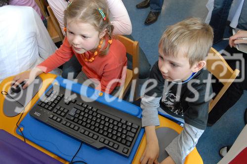 Microsoft Oesterreich und die Stadt Innsbruck praesentieren eine Initiative zur Foerderung der Sprachentwicklung von Kindern mit Hilfe moderner Medientechnologie.