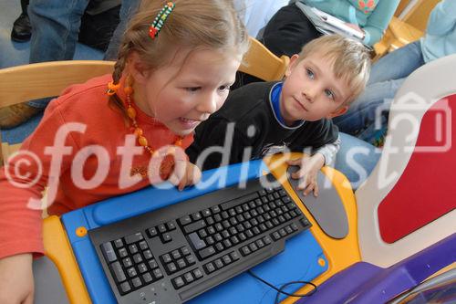 Microsoft Oesterreich und die Stadt Innsbruck praesentieren eine Initiative zur Foerderung der Sprachentwicklung von Kindern mit Hilfe moderner Medientechnologie.