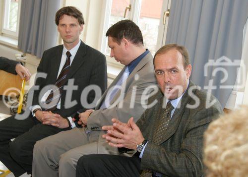 (C) fotodienst/Anna Rauchenberger - Wien 09.03.2007  - Herbert Schweiger, GF Microsoft Österreich, diskutiert mit Lehrern der VBS Mödling, worauf es in der Wirtschaft ankommt und was zählt.