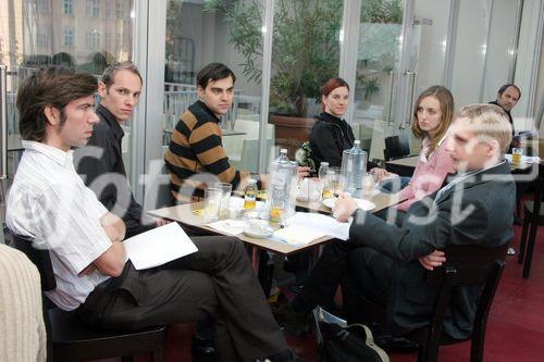 (C) fotodienst/Anna Rauchenberger - Wien 10.10.2006  - Die Internet Privatstiftung (IPA) fördert in Projekte umsetzbare Ideen. FOTO: Einige der Gewinner der netidee-Aktion.