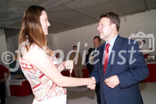 (c) fotodienst/Dan Carabas - Wien 01.07.08 - Feierliche Schlüsselübergabe der Wohnbauvereinigung für Privatangestellte