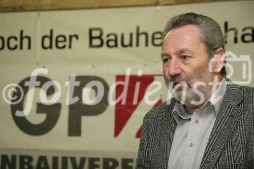 (C) Fotodienst/Anna Rauchenberger - 09.01.2008 - Wien - Die Wohnbauvereinigung für Privatangestellte (WBV-GPA) feierte heute gemeinsam mit der Baufirma und allen Arbeitern die Dachgleiche in der Quellenstraße 48 im 10. Wiener Gemeindebezirk. FOTO: Josef Kaindl (Bezirksvorsteher-Stellvertreter für den 10. Bezirk)