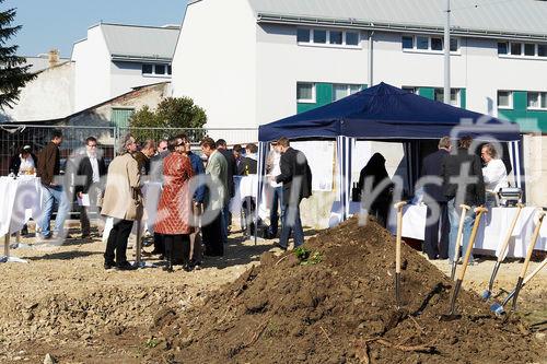 (c) fotodienst/Dan Carabas - Wien 24.09.07 - WBV -  Feierlichkeit zum Spatenstich Welingergasse 7
