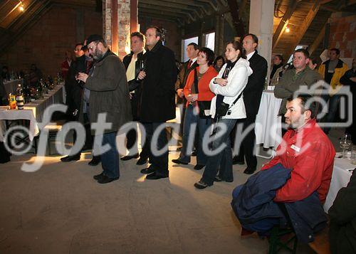 (C) fotodienst/Anna Rauchenberger - Wien 17.01.2007  - Gleichenfeier der Wohnhausanlage in der Diefenbachgasse, 1150 Wien. 