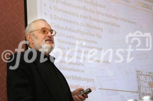 (C) fotodienst/Anna Rauchenberger - Wien 29.08.2006 - Studie von Fessel-GfK und IFES über die Nutzun von Regionalmedien.
FOTO: Gerhard Turcsanyi (TMC Projektleiter).