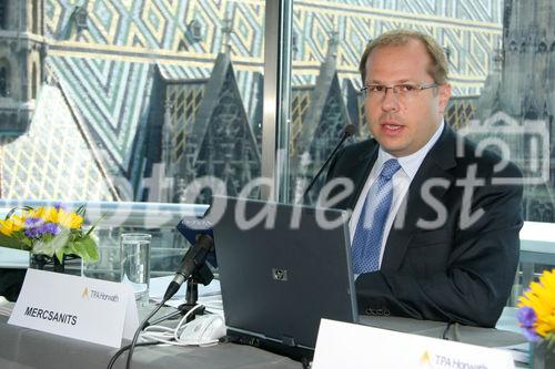 (C) Fotodienst/Anna Rauchenberger - Wien 06.07.2007 - Ein Drittel der Branche blickt skeptisch in die Zukunft. Systematische Finanzplanung ist für viele noch ein 'Fremdwort'. FOTO: Andreas Leitgeb (Consultant, Prokurist, TPA Horwath).