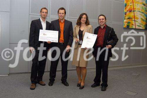 (C)fotodienst/Mag. Daniel Katzinger - Wien 05.10.2006,
Heute fand im Festsaal der Telekom Austria die Preisverleihung des vom  Report Verlag initiierte ebiz egovernment award 2006 statt. 
Foto: 2. Platz Wien Firma METAMAGIX