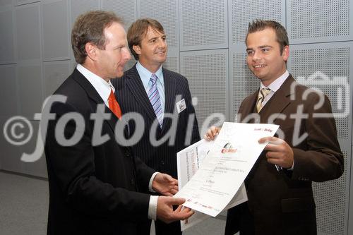 (C)fotodienst/Mag. Daniel Katzinger - Wien 05.10.2006,
Heute fand im Festsaal der Telekom Austria die Preisverleihung des vom  Report Verlag initiierte ebiz egovernment award 2006 statt. 
Foto: 3.Platz O.Ö. Firma BAUERNFEIND