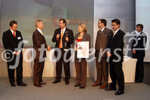 (C)fotodienst/Mag. Daniel Katzinger - Wien 05.10.2006,
Heute fand im Festsaal der Telekom Austria die Preisverleihung des vom  Report Verlag initiierte ebiz egovernment award 2006 statt. 
Foto: 2.Platz Bundessieger Firma ICOMEDIAS