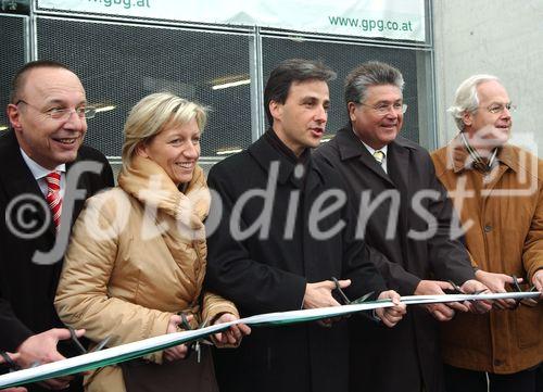 Günther Janezic (GF GBG), LR Kristina Edlinger-Ploder, Bgm Siegfried Nagl, Bgm Stellvertreter Walter Ferk, Stadtrat Gerhard Rüsch                               