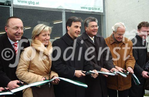 Günther Janezic (GF GBG), LR kristina Edlinger-Ploder, Bgm Siegfried Nagl, Bgm Stellverträter Walter Ferk, Stadtrat Gerhard Rüsch, Stadrat Wolfgang Riedler