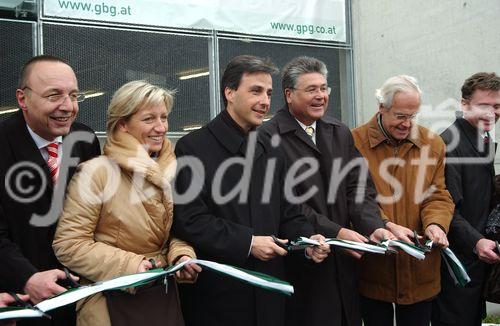 GPG GF Günther Janezic, Landesrätin Kristina Edlinger-Ploder, Bgm Siegfried Nagl, Vize Bgm Walter Ferk, Stadtrat Gerhard Rüsch, Stadtrat Wolfgang Riedler                               