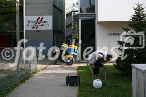 (C)fotodienst/Martin Kitzler;Macondo heißt ein Dorf in Simmering, in dem 3000 Flüchtlinge aus zwanzig Ländern zusammenleben
