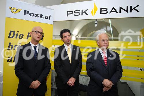 Die neue Bank in der Postfiliale: Aus P.S.K. wird 'PSK BANK'