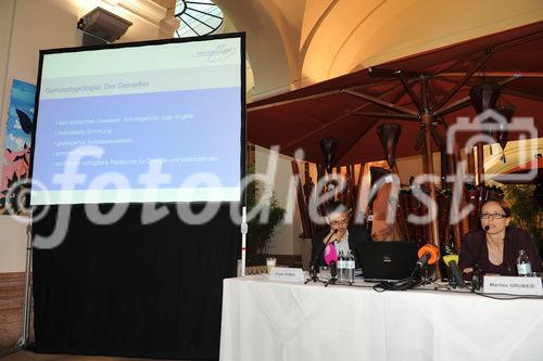 (c) fotodienst/ sonja burtscher, 23. Juli 2009, Restaurant Hansen in Wien.Das Österreichische Genussbarometer ist die erste wissenschaftliche Erhebung zum Genussverhalten der Österreicherinnen und Österreicher. Im zweiten Teil des Genussbarometers stehen die Genusstypologie und der direkte Zusammenhang mit der Lebensqualität im Vordergrund der Betrachtung. Im Teil 2 der österreichweiten Untersuchung präsentiert 