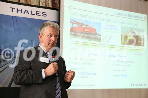 (C) fotodienst/Anna Rauchenberger - Wien 07.02.2008  - Thales Rail Signalling Solutions: Innovative Eisenbahn-Lösungen für sicheren Transport auf Europas Schienen. FOTO: DI Dr. Alfred Veider (GF der Thales Rail Signalling Solutions GesmbH, Wien).