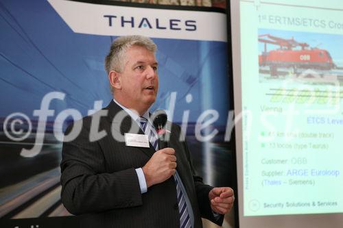 (C) fotodienst/Anna Rauchenberger - Wien 07.02.2008  - Thales Rail Signalling Solutions: Innovative Eisenbahn-Lösungen für sicheren Transport auf Europas Schienen. FOTO: DI Dr. Alfred Veider (GF der Thales Rail Signalling Solutions GesmbH, Wien).