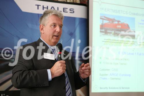 (C) fotodienst/Anna Rauchenberger - Wien 07.02.2008  - Thales Rail Signalling Solutions: Innovative Eisenbahn-Lösungen für sicheren Transport auf Europas Schienen. FOTO: DI Dr. Alfred Veider (GF der Thales Rail Signalling Solutions GesmbH, Wien).