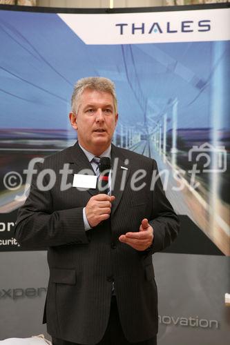 (C) fotodienst/Anna Rauchenberger - Wien 07.02.2008  - Thales Rail Signalling Solutions: Innovative Eisenbahn-Lösungen für sicheren Transport auf Europas Schienen. FOTO: DI Dr. Alfred Veider (GF der Thales Rail Signalling Solutions GesmbH, Wien).