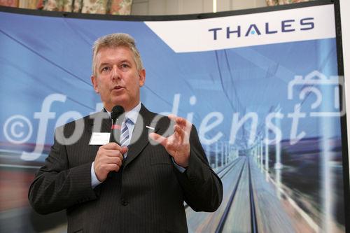 (C) fotodienst/Anna Rauchenberger - Wien 07.02.2008  - Thales Rail Signalling Solutions: Innovative Eisenbahn-Lösungen für sicheren Transport auf Europas Schienen. FOTO: DI Dr. Alfred Veider (GF der Thales Rail Signalling Solutions GesmbH, Wien).