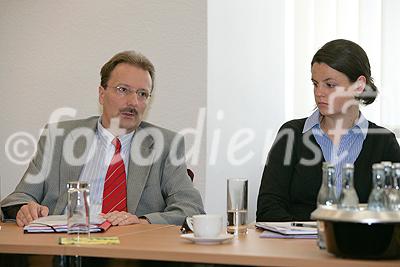 Pressekonferenz der Firma Helios, Vorstellung von Bauprojekten, Schloß Merseburg