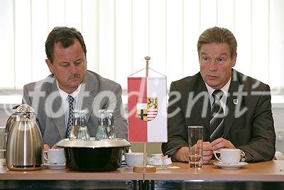 Pressekonferenz der Firma Helios, Vorstellung von Bauprojekten, Schloß Merseburg