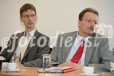 Pressekonferenz der Firma Helios, Vorstellung von Bauprojekten, Schloß Merseburg