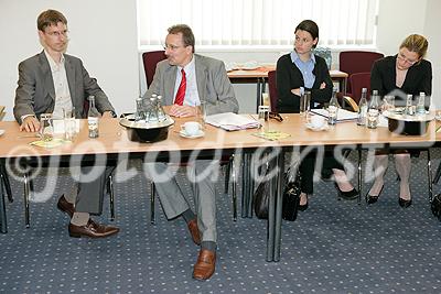 Pressekonferenz der Firma Helios, Vorstellung von Bauprojekten, Schloß Merseburg