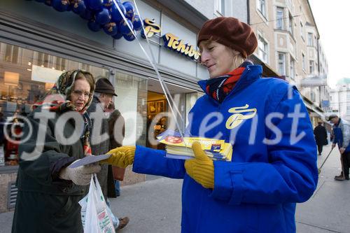 Wiedereröffnung Tchibo Filiale Salzburg Paris-Lodron-Str. 2, 2008-11-20 

Bild: fotodienst.at/Chris Hofer