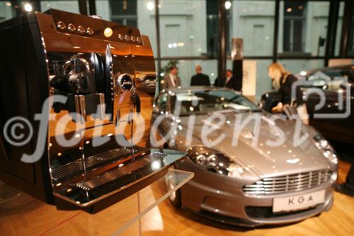 (C) fotodienst/Anna Rauchenberger - Wien, 21.11.2008 - Die Signature-Line von JURA und Aston Martin gemeinsam auf der Luxusmesse 'LUXURY, please'