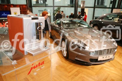 (C) fotodienst/Anna Rauchenberger - Wien, 21.11.2008 - Die Signature-Line von JURA und Aston Martin gemeinsam auf der Luxusmesse 'LUXURY, please'