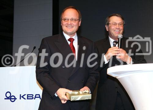 (C) fotodienst/Anna Rauchenberger - Wien, 20.3.2009 - Heute feierte die KBA-Mödling AG in Anwesenheit hochrangiger Ehrengäste aus Politik und Wirtschaft sowie führender Repräsentanten der deutschen Muttergesellschaft Koenig & Bauer AG (KBA) ihr 160-jähriges Firmenjubiläum im Technischen Museum Wien. Gleichzeitig wurde auch ein Führungswechsel gefeiert. 