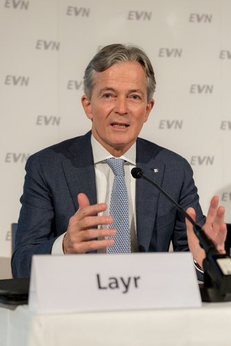EVN AG: Ergebnispräsentation des Geschäftsjahres 2012/13. Foto: Dipl.-Ing. Dr. Peter Layr, Sprecher des Vorstands